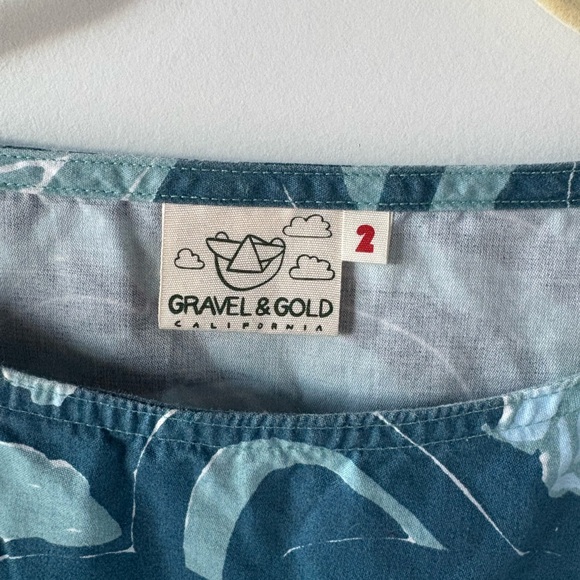 Gravel & Gold Loosey Lucy print Top 2 M Medium - Picture 3 of 3